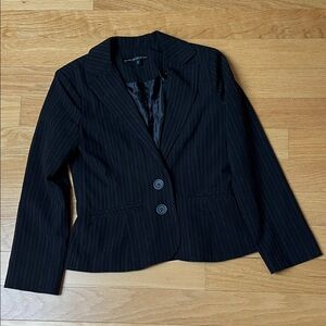 BE COOL Black Striped Women's Blazer